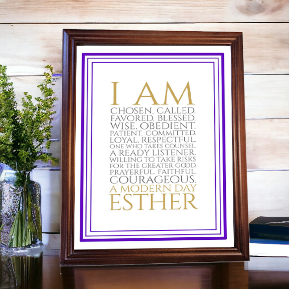 (image for) I Am A Modern Day Esther Art Print